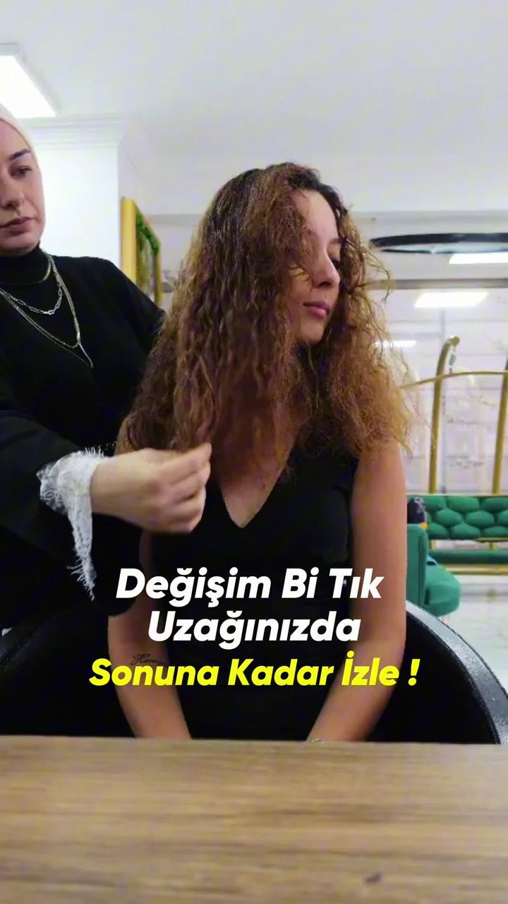 Melike Beauty Center saç dönüşümü çalışması